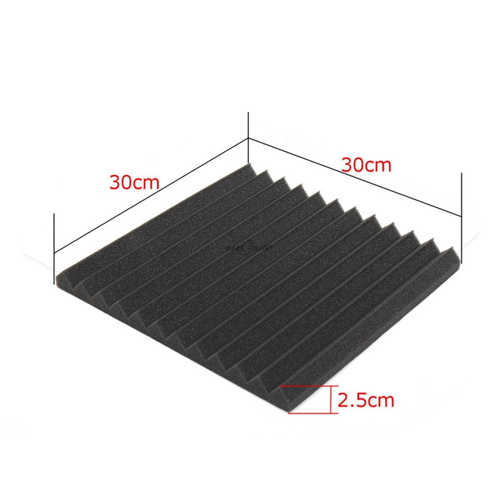 Acoustic Foam Sound Insulation Panels for Soundproofing, Home Theater, Studio