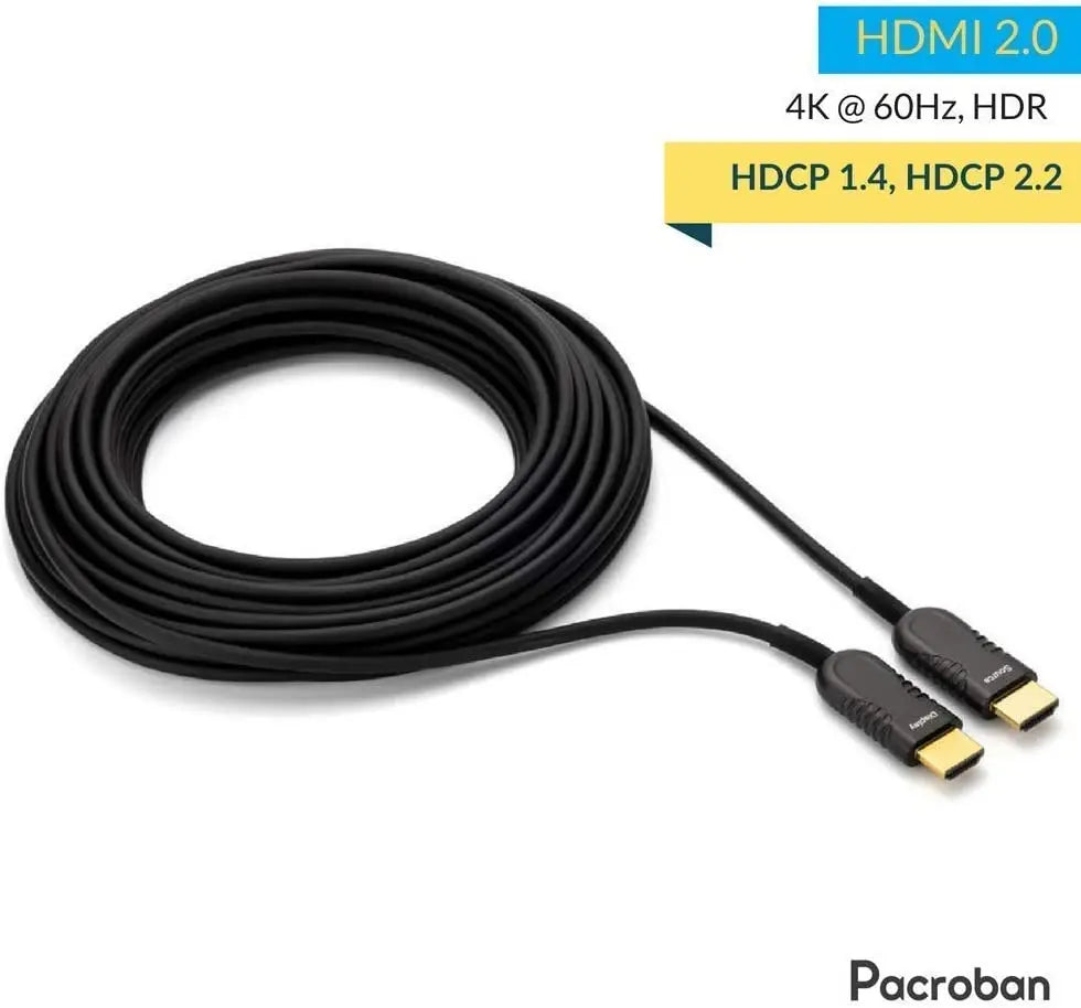 PremiumCord optical fiber High Speed with Ether. 4K@60Hz cable 25m